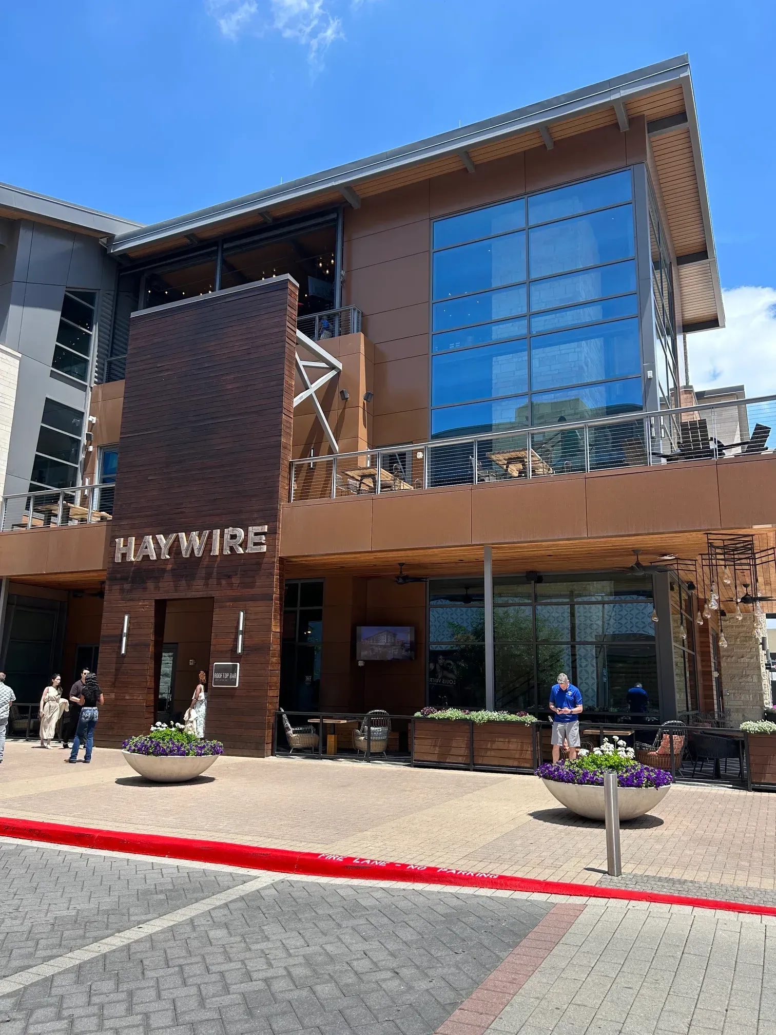 Haywire Legacy West rooftop patio